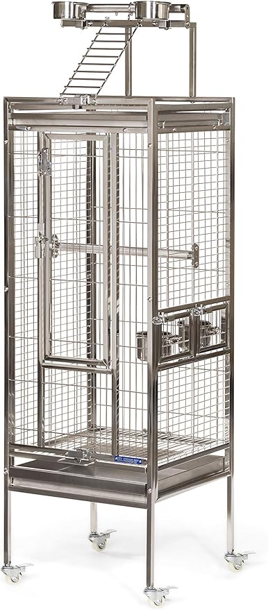 Prevue Pet Products Small Stainless Steel Playtop Bird Cage