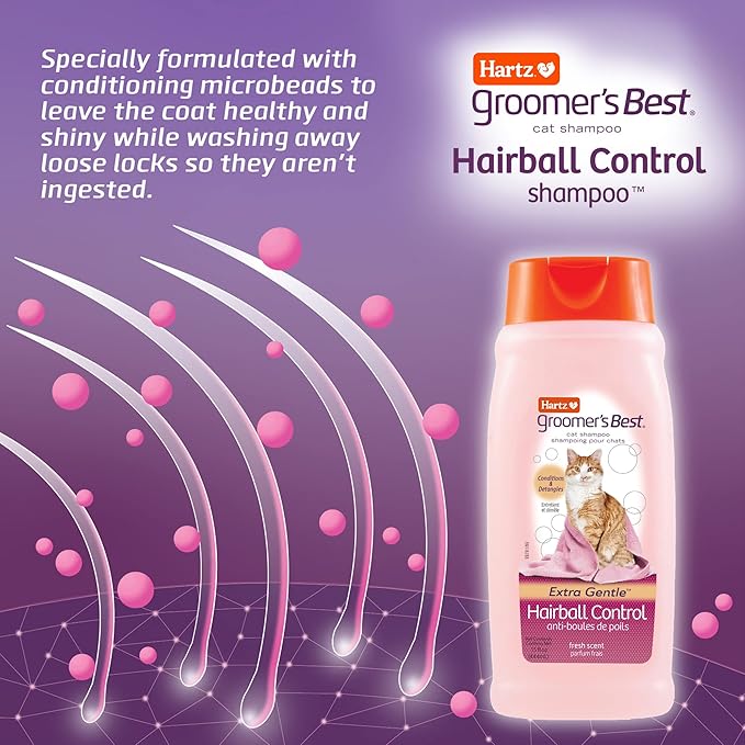 HARTZ Groomer's Best Hairball Control Cat Shampoo