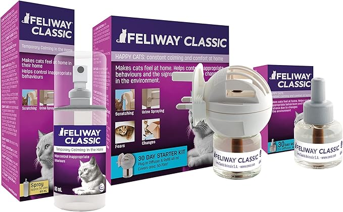 FELIWAY Classic Cat Calming Pheromone, 30 Day Refill - 1 Pack