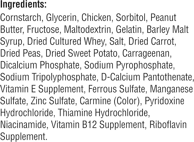 SmartBones with Peanut Butter Medium Chews 4 Count, Rawhide-Free Chews for Dogs, 11 oz, Case of 24 Individual Packs (SBPB-00317-1)