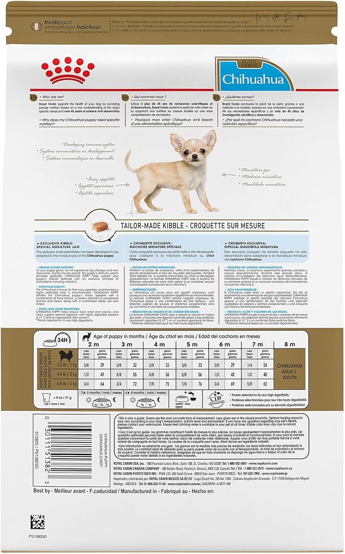 Royal Canin Chihuahua Puppy Breed Specific Dry Dog Food, 2.5 lb. bag