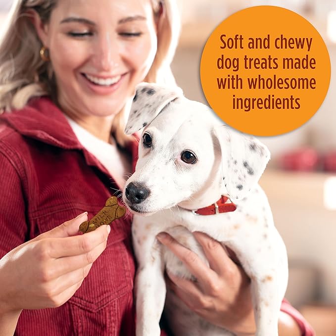 Milk-Bone Simply Soft & Chewy Dog Treats, Wholesome Chicken Recipe, 25 Ounce Made with Real Chicken, Rolled Oats, Sweet Potato & Apples