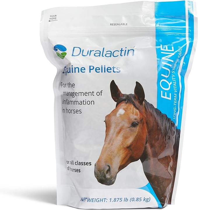 PRN Pharmacal Duralactin Equine Joint Pellets - Joint Health Supplement for Horses That Helps Maintain Healthy Cartilage, Joint Function & Manage Chronic Soreness - 1.875 lbs