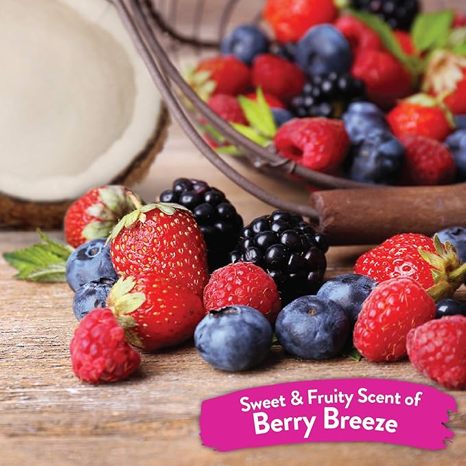 TropiClean Berry Breeze Dog Perfume Spray Long Lasting | Naturally Derived Odor Removing Dog Deodorizing Spray | Cat Friendly | Made in USA | 8 oz.