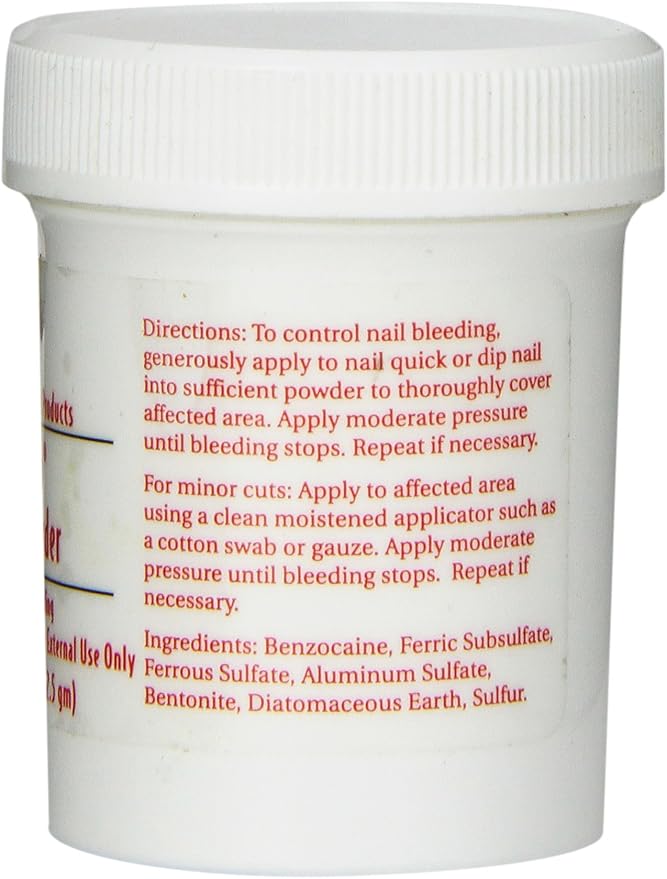 Top Performance MediStyp Pet Styptic Powder with Benzocaine, 1-1/2-Ounce,white