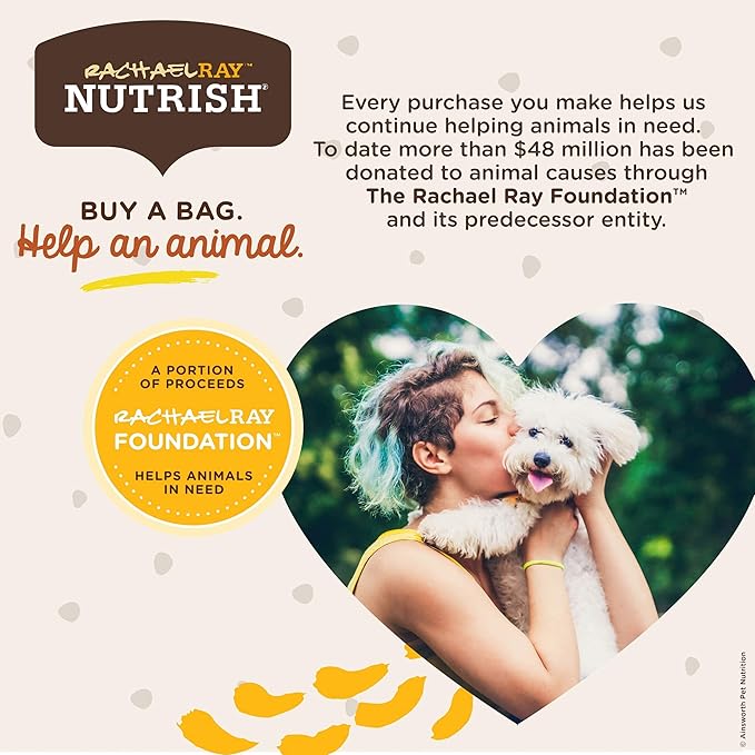 Rachael Ray Nutrish Dry Dog Food, Turkey, Brown Rice & Venison Recipe for Weight Management, 5.5 Pound Bag