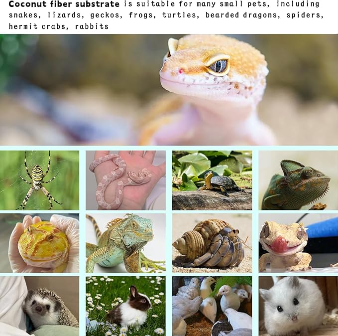 Hamiledyi Reptile Carpet Coconut Fiber Substrate Coco Liner Roll 118x15.7in Lizard Cage Mat Natural Coco Fiber Bedding for Bearded Dragon,Turtles,Iguana,Tortoise Pad Garden Decoration