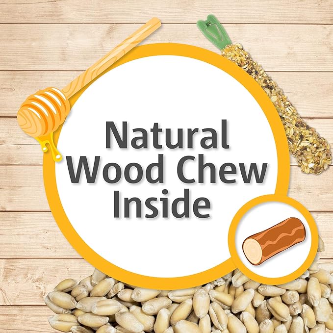 Vitakraft Rabbit Treat Stick - Apricot And Cherry - 3.5Oz