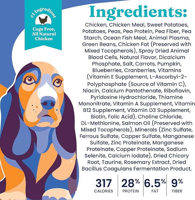 Solid Gold Nutrientboost Fit and Fabulous Dog Food - Dry Dog Food for Weight Control - Digestive Probiotics for Dogs - Grain & Gluten Free - High Fiber & Low Fat - Superfoods & Antioxidants - 3.75 LB