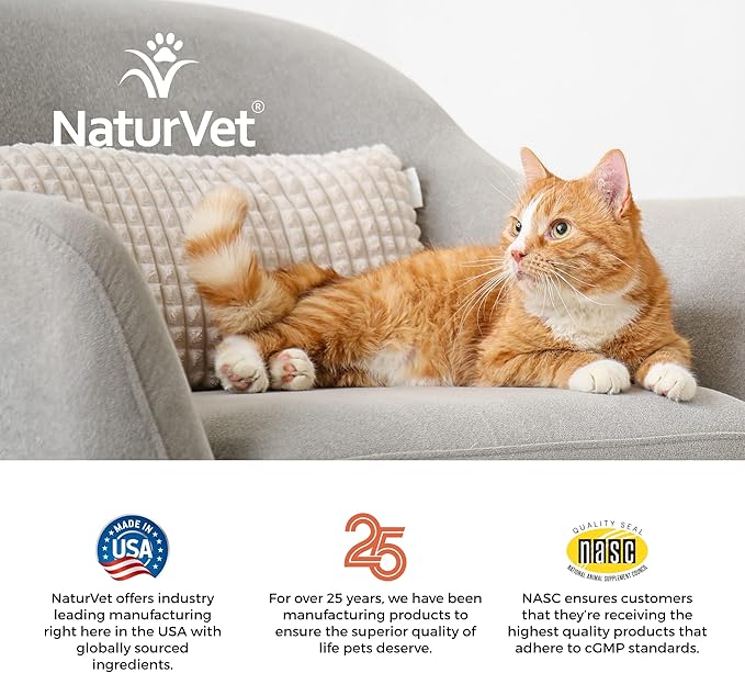 NaturVet Scoopables Cat Digestive Support - Digestive Enzymes for Cats with Probiotic - Supports Diet Change, Sensitive Stomachs & Healthy Digestive Tract - Salmon Flavored | 5.5oz Bag