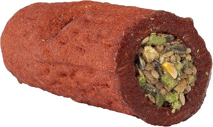 Wild Harvest Stuffed Logz 1 Count, Edible Treat for Rabbits, Guinea Pigs and Chinchillas, Artificial Peanut Butter Flavor