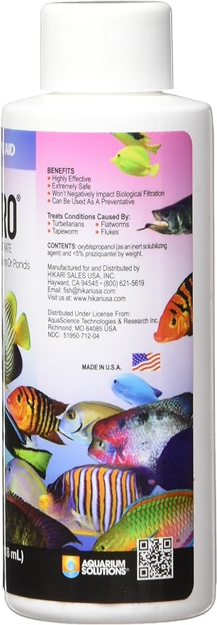 Hikari Usa AHK73254 Prazipro for Aquarium, 4-Ounce