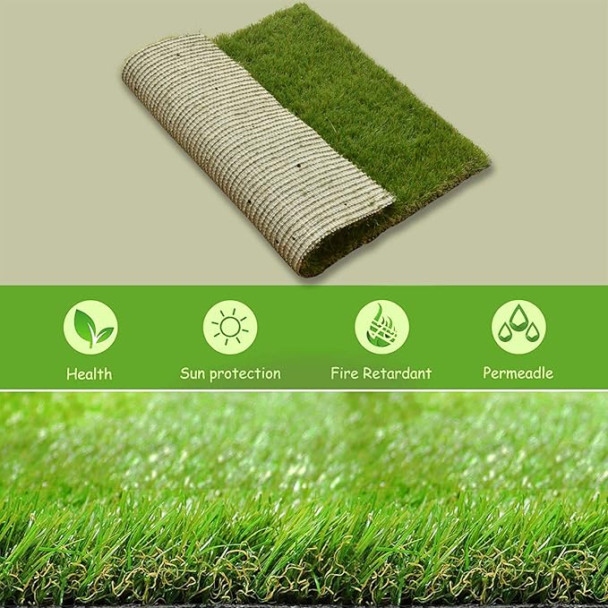 Dog Grass Large Patch Potty, Artificial Dog Grass Bathroom Turf for Pet Training, Washable Puppy Pee Pad, Perfect Indoor/Outdoor Portable Potty Pet Loo (Replacement Grass)