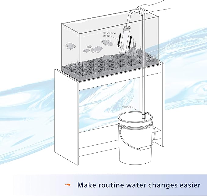 Aqueon Siphon Vacuum Gravel Cleaner Large - 10 Inches