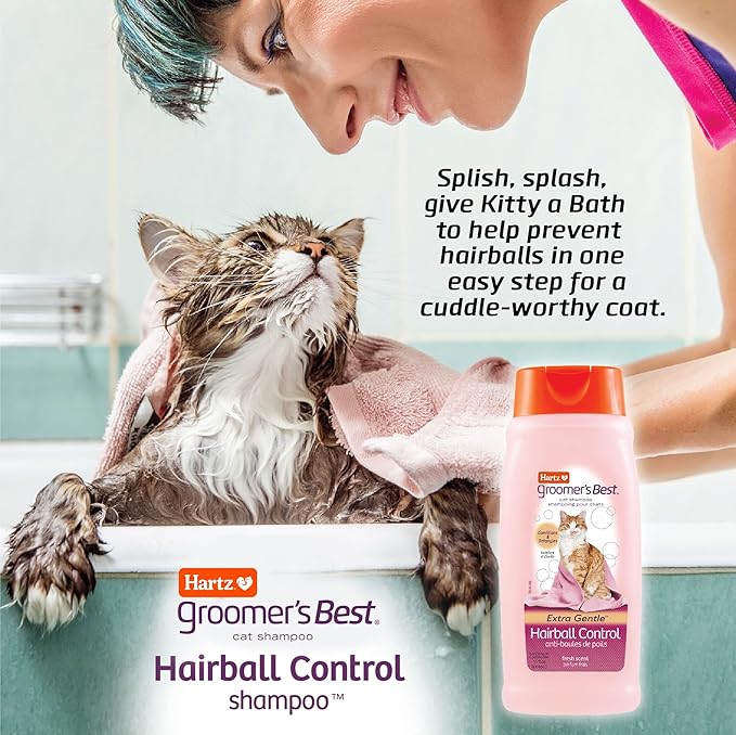 HARTZ Groomer's Best Hairball Control Cat Shampoo