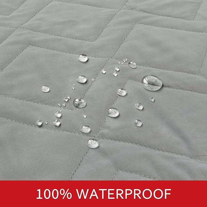 Waterproof Blanket Dog Bed Cover with Non-Skid Bottom, Couch Cover for Dogs, Mattress Protector Furniture Protector, Bed Couch Sofa(68" X 82")