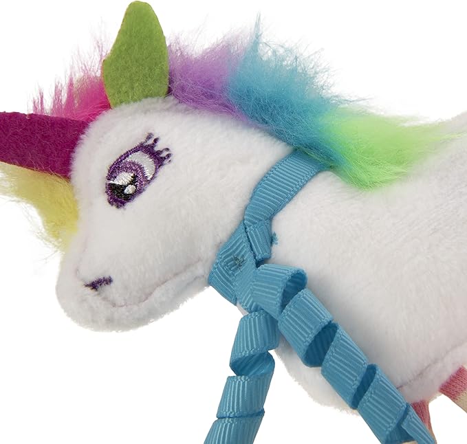 SmartyKat Dazzle Unicorn Crinkle Plush Catnip Cat Toy - White, One Size