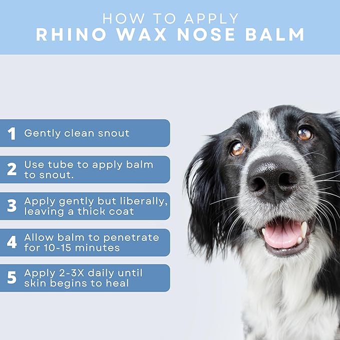 Healing Dog Nose Balm for Dry Nose - Snout Soother for Dogs (2 Tubes + Microfiber Cloth) for Cracked, Irritated Noses - Nose Butter for Dogs - Lick-Safe Natural Ingredients - Made in USA