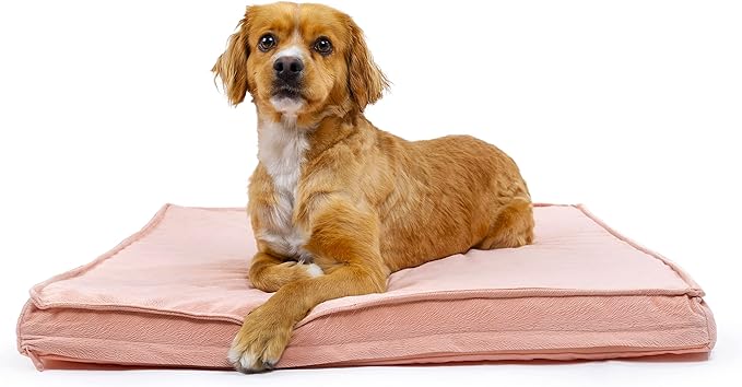 Best Friends by Sheri Dog Bed Cover Replacement for Nap Mat Dog Bed, Microfiber River, Rose, 27" x 36"