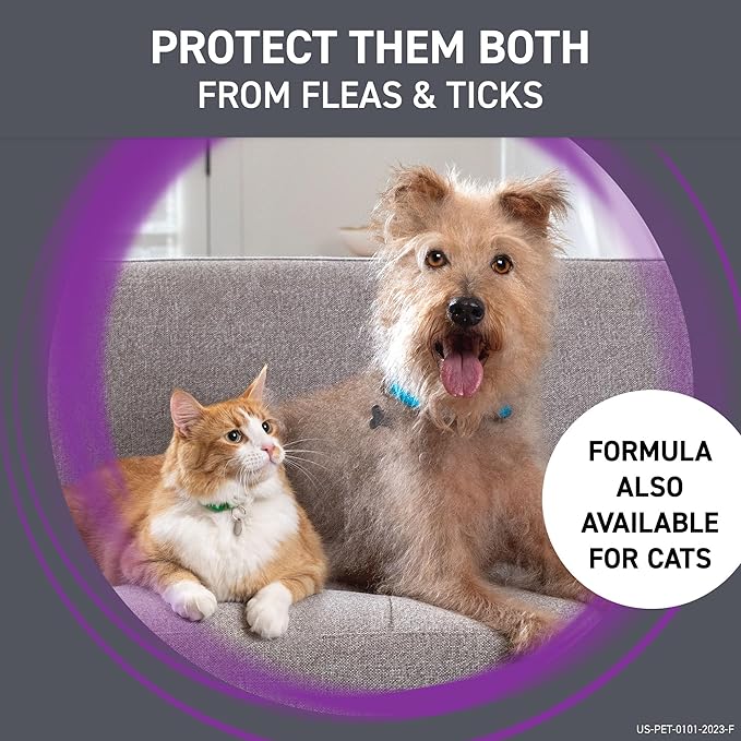 FRONTLINE Plus Flea and Tick Treatment for Large Dogs Up to 45 to 88 lbs., 8 Treatments