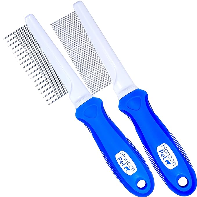 Detangling and Grooming Dog Comb Set for Dogs, Cats, Small Animals