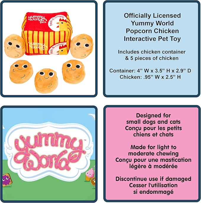 Rubie's Yummy World Pet Toy, Chicken, One Size