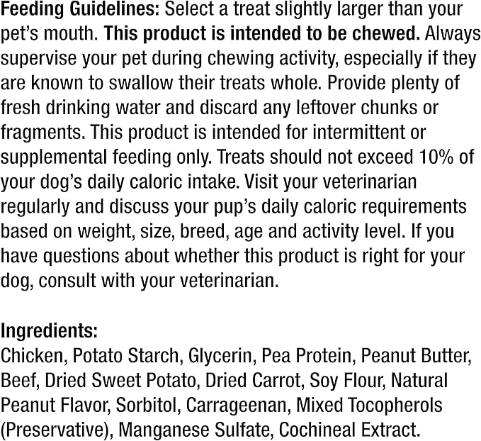 SmartBones No Artificial Colors or Preservatives Rib and Wing Chews, Treat Your Dog to a Fun Shapped Triple Flavor Chew