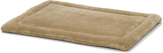 MidWest Homes for Pets Deluxe Micro Terry Pet Bed, Dog Bed & Crate Mat, Taupe, 42-Inch