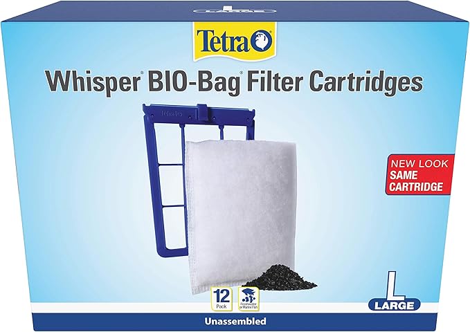 Tetra Whisper Bio-Bag Filter Cartridges For Aquariums - Unassembled BLUE Large