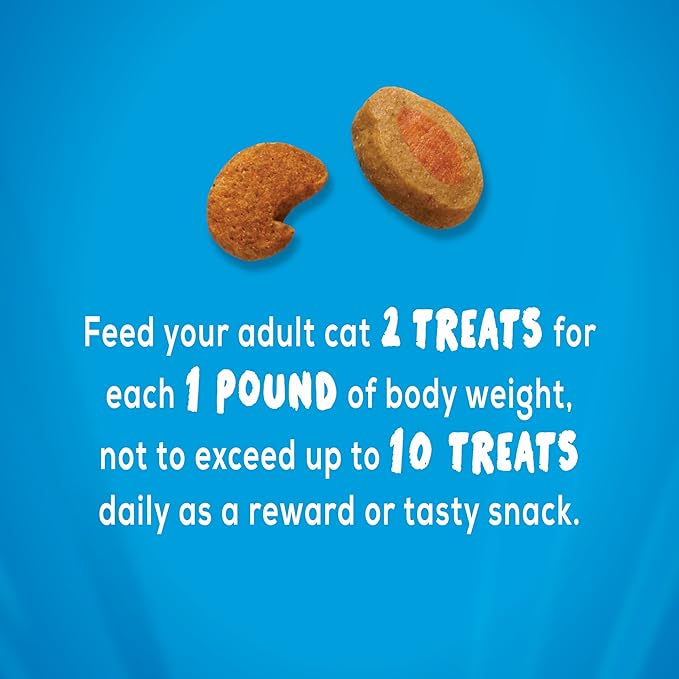 Purina Friskies Cat Treats, Party Mix Lobster & Mac 'N' Cheese Flavors - (Pack of 6) 6 oz. Pouches