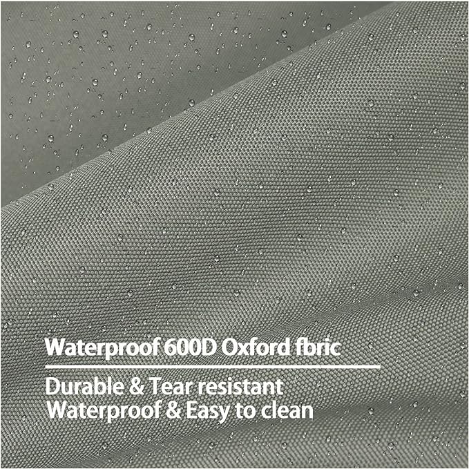 Dog Bed Cover36Lx27Wx4H Inch.Waterproof Heavy Duty Durable Oxford Dog Bed Replacement Covers with Zipper.Washable Removable Pet Bed Mattress Protector Cover.Greyish Green,Cover Only.
