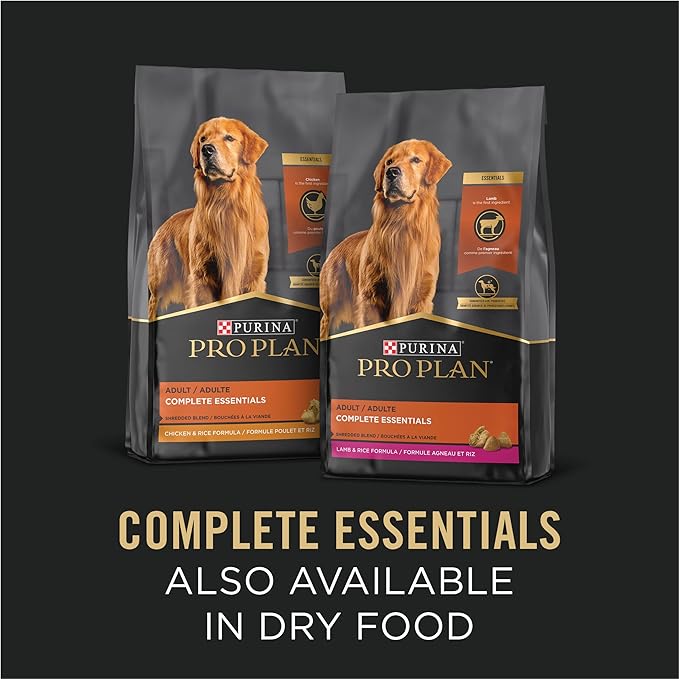 Purina Pro Plan High Protein Dog Food Wet Gravy, Lamb and Vegetables Entree - (Pack of 12) 13 oz. Cans