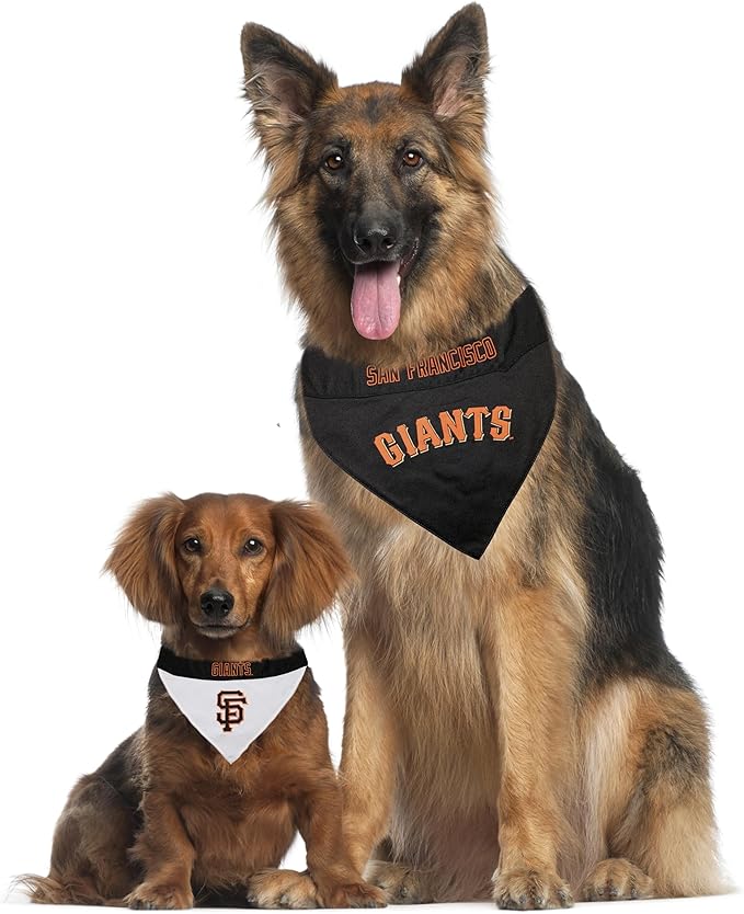 Pets First SFG-3217-L-XL MLB San Francisco Giants Reversible Pet Bandana, Large/X-Large, MLB Team Color