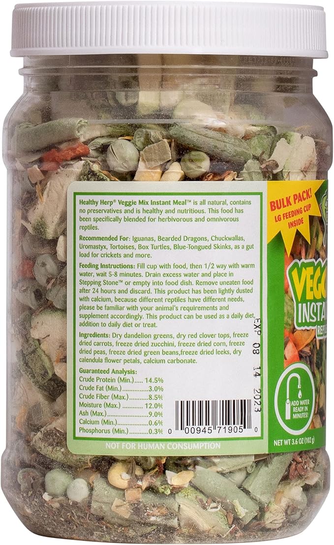 Veggie Mix Instant Meal 3.6-Ounce (102 Grams) Jar