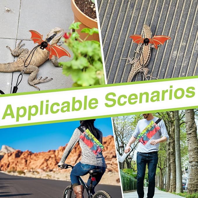 Red Bearded Dragon Carrier Backpack, Small Bearded Dragon Leash and Carrier, Orange Bearded Dragon Sling Carrier for Small Pets (Orange)