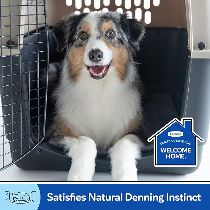 Petmate Vari Kennel (32") and Kennel Travel Kit for Pets