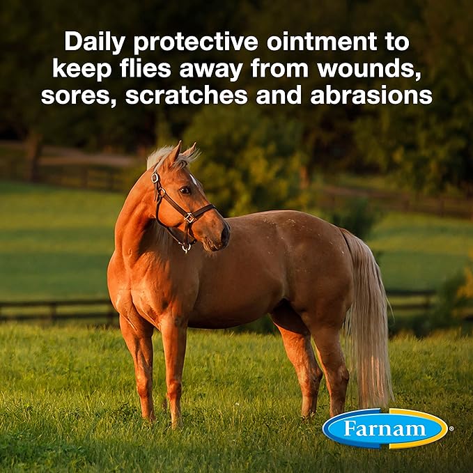 Farnam SWAT Fly Repellent Ointment for Wounds, Sores, Scratches and Abrasions Pink 7 Ounces