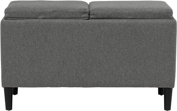 Paws & Purrs Modern 32" Wide Pet Ottoman Bed for Small to Medium Dog or Cat