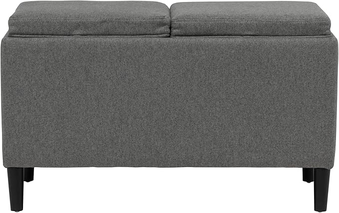 Paws & Purrs Modern 32" Wide Pet Ottoman Bed for Small to Medium Dog or Cat