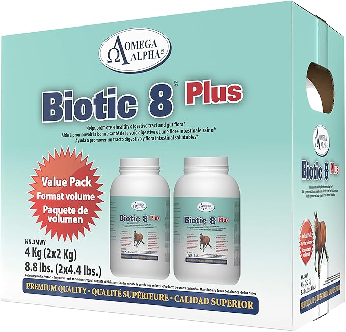 Biotic 8 Plus 8.8lbs (2 X 4.4lbs.) for Horses