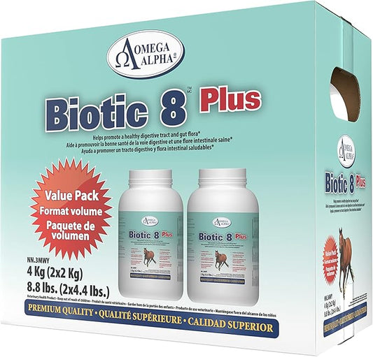 Biotic 8 Plus 8.8lbs (2 X 4.4lbs.) for Horses