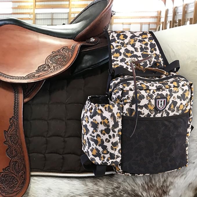 Harrison Howard Equestrian Western Saddle Bag for Horses