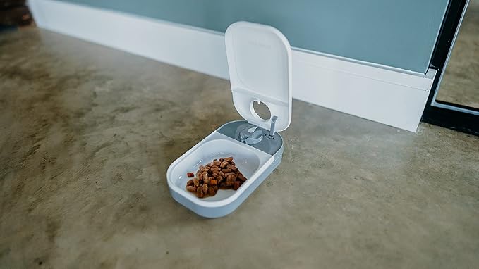 Cat Mate C100 Single Meal Automatic Pet Feeder for Cats and Small Dogs (no ice Pack)