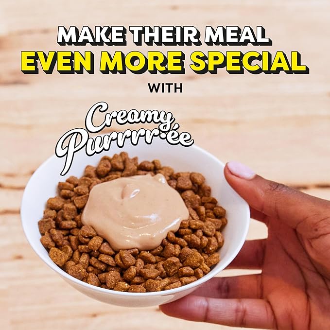 emptations Creamy Puree Squeezable Lickable Wet Cat Treats with Chicken, 0.42 oz. Tubes, 4 Count (Pack of 11) - Total 44 Count