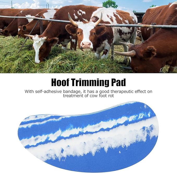 Hoof Trimming Pad Rubber Material Hoof Pad for Hoof Trimming Suitable for Cows Dairy Cattle Hoof Trimming Accessory Capsule