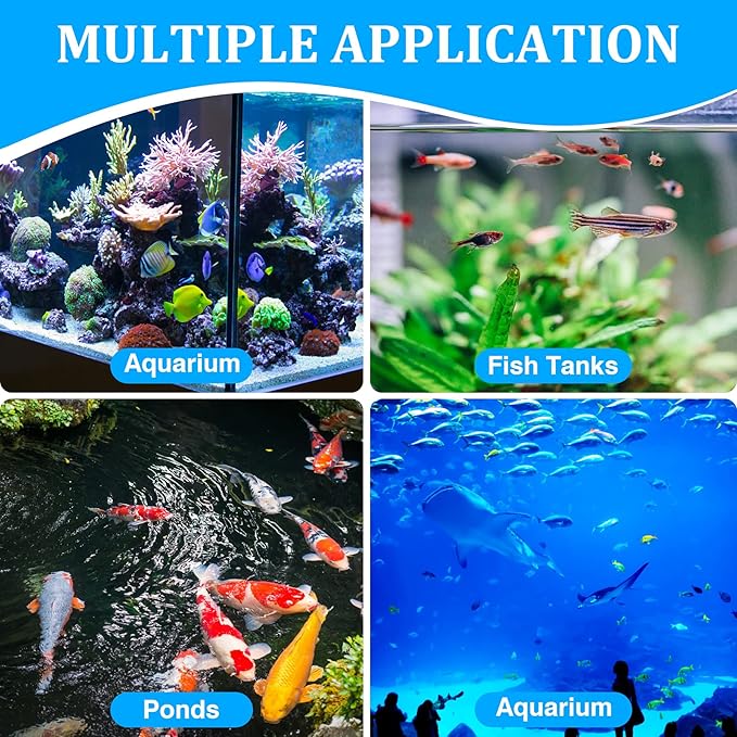 Aquarium Test Strips for Freshwater: 10 in 1 Aquarium Ammonia Test Strips for Fish Tank Ammonia Test Kit for Aquarium Pond - Testing Ammonia Nitrate Nitrite pH,etc