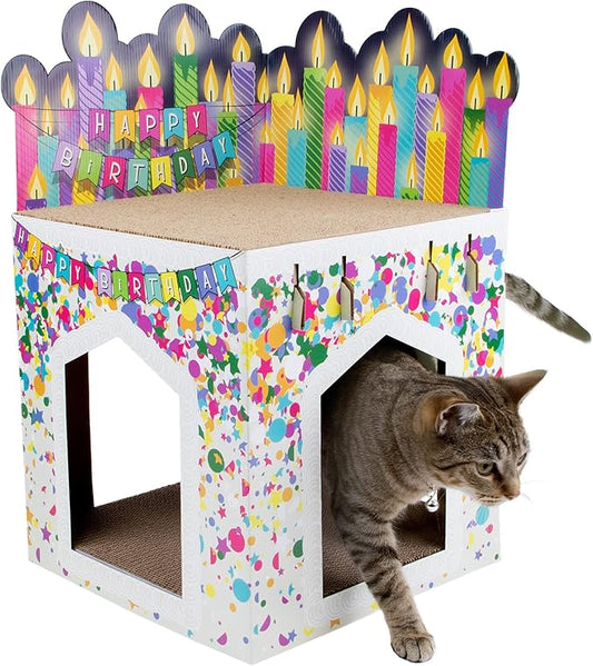 Kitty City Birthday Cake Scratcher