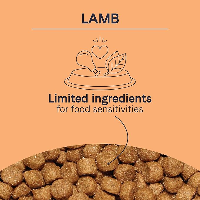 Canidae PURE Limited Ingredient Premium Adult Dry Dog Food, Lamb and Pea Recipe, 4 Pounds, Grain Free