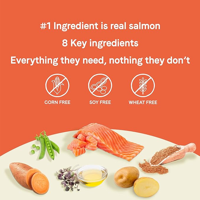 Canidae Pure Real Salmon & Sweet Potato Recipe Adult Dry Dog 4 LB (packaging may vary)