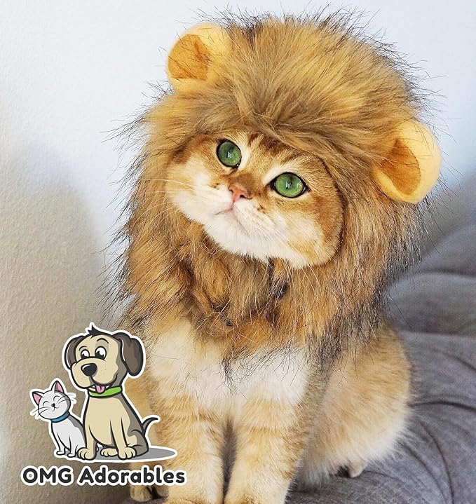 Lion Mane Costume for Cats